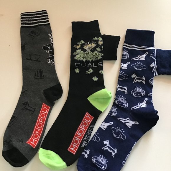 Monopoly Hasbro Accessories - Monopoly Hasbro sock bundle